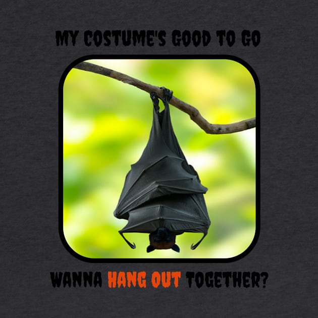Wanna Hang Out Together? (Bat) by BestWildArt